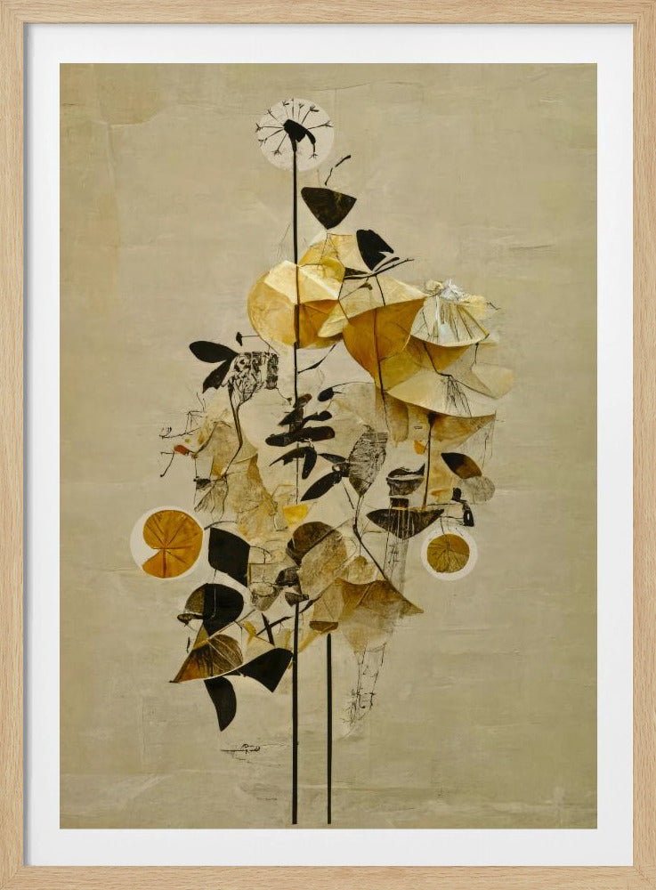 Gouden Bloesems | Poster