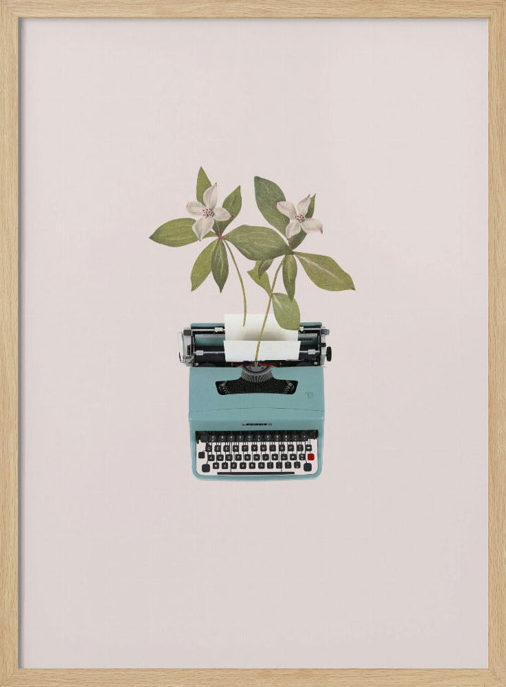 Botanische typemachine | Poster