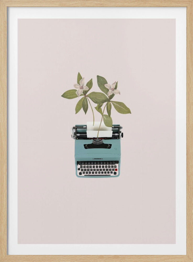 Botanische typemachine | Poster