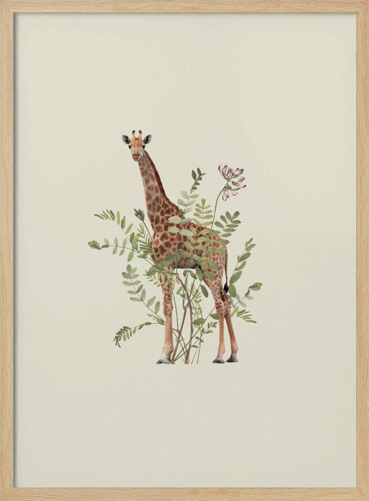 Bloemengiraf | Poster