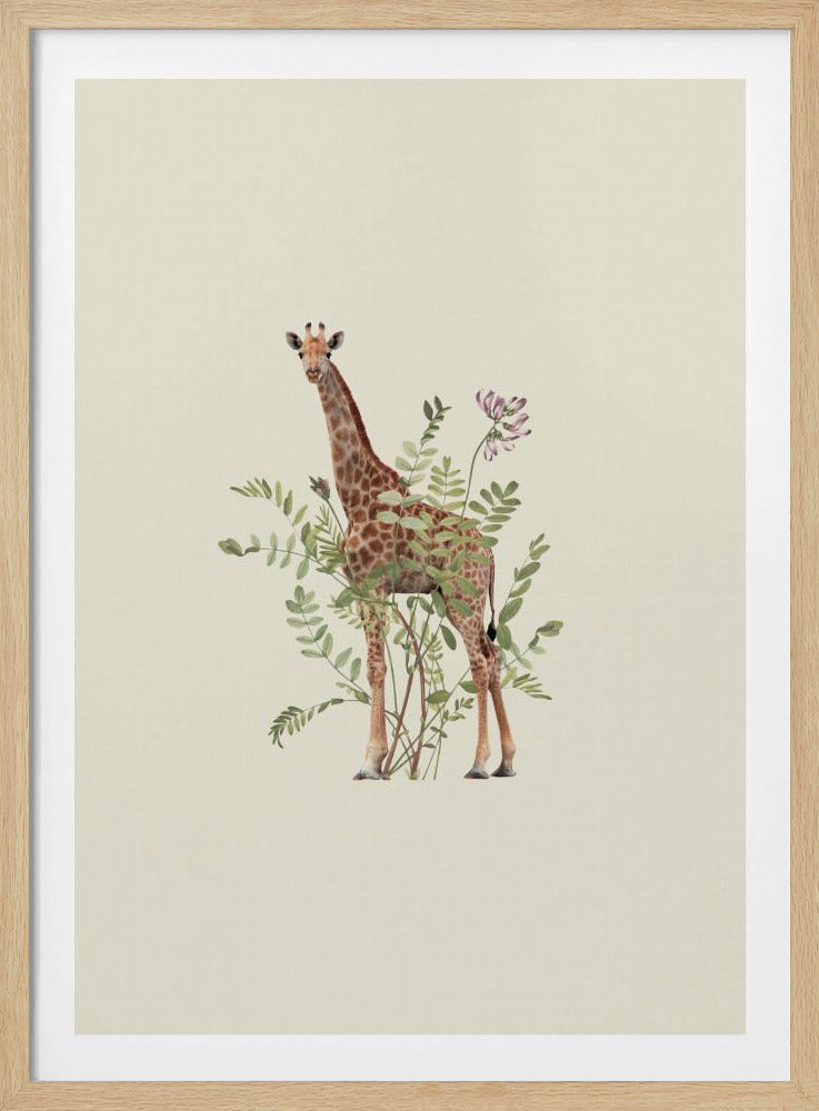 Bloemengiraf | Poster