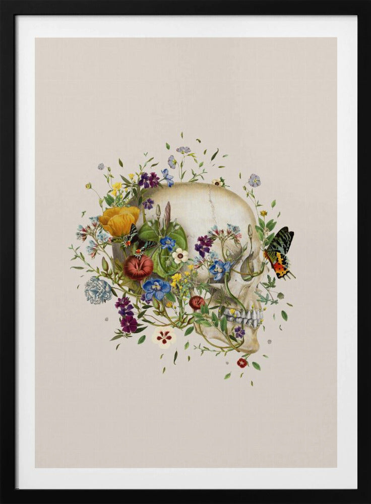 Bloemenschedel | Poster