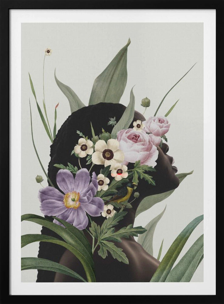Paarse bloem | Poster