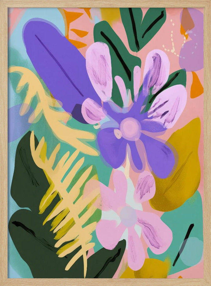 Floral Whimsy Burst | Poster
