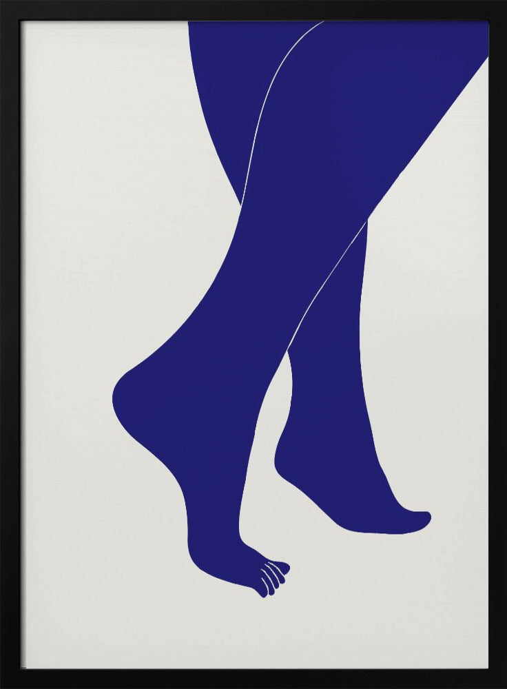Tip Toe Blauw | Poster