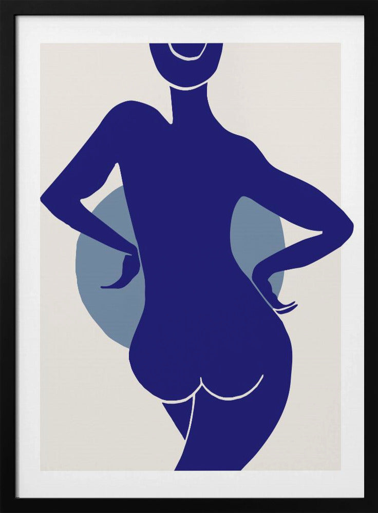 Vrouw Blauw | Poster