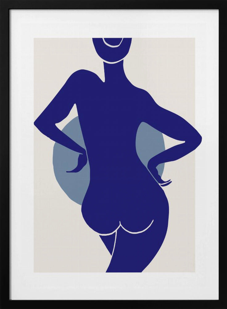 Vrouw Blauw | Poster