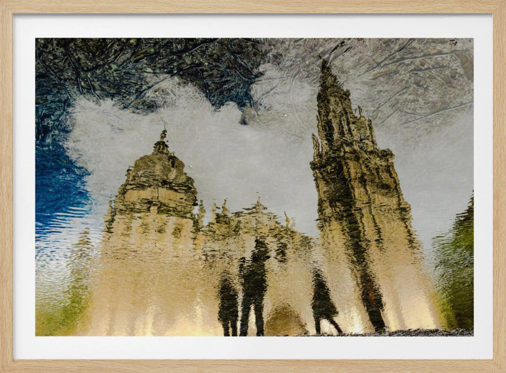 Weerspiegeling in de kathedraal van Toledo | Poster