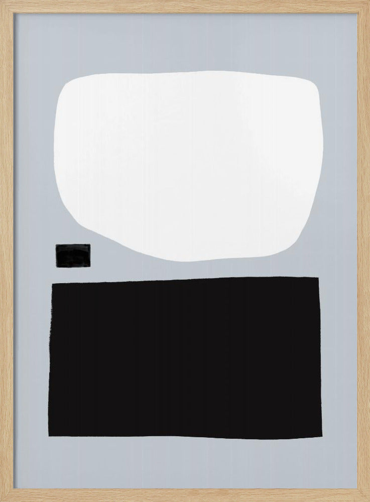 Geometrische vormen in zwart-wit | Poster