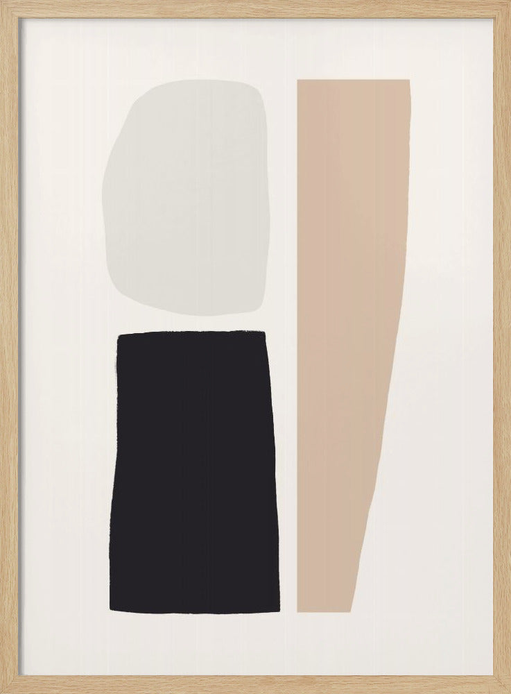 Drie geometrische vormen | Poster