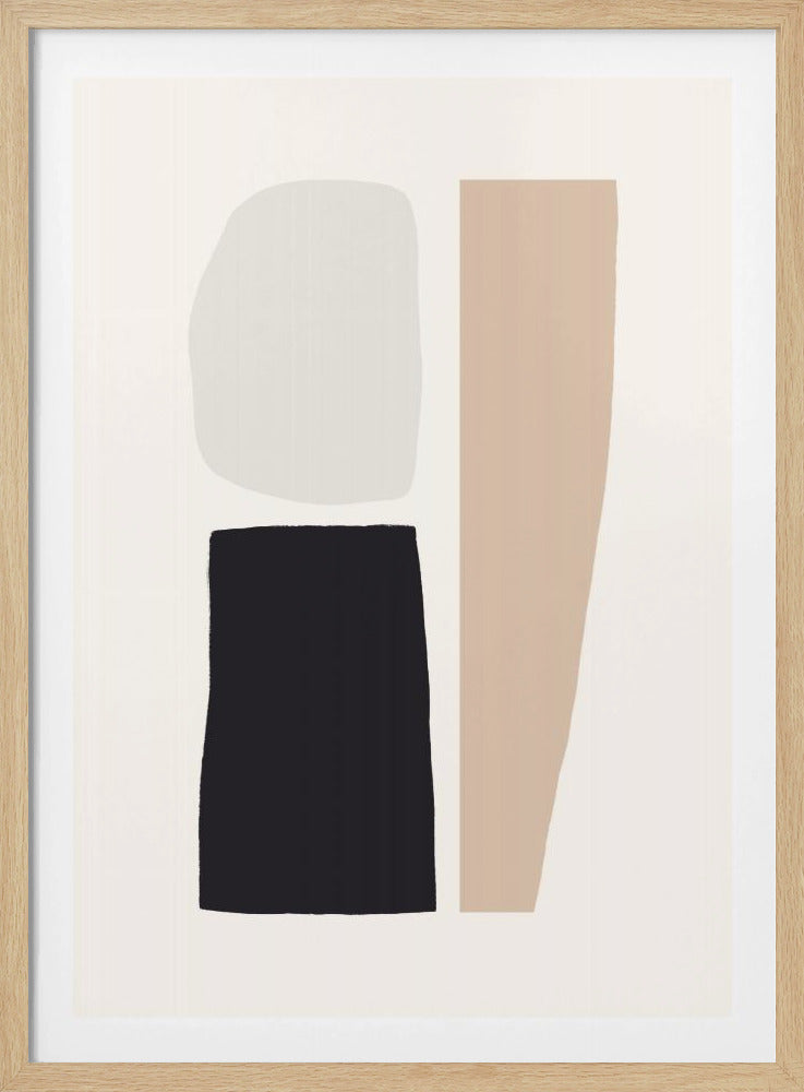 Drie geometrische vormen | Poster