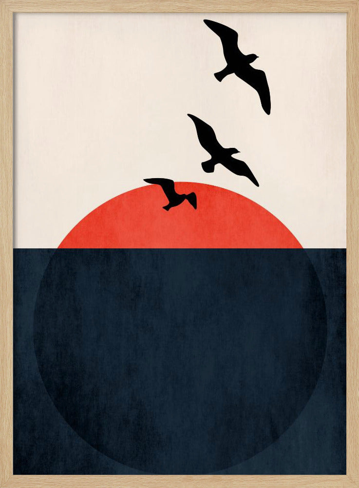 Zonsondergangbriesje | Poster