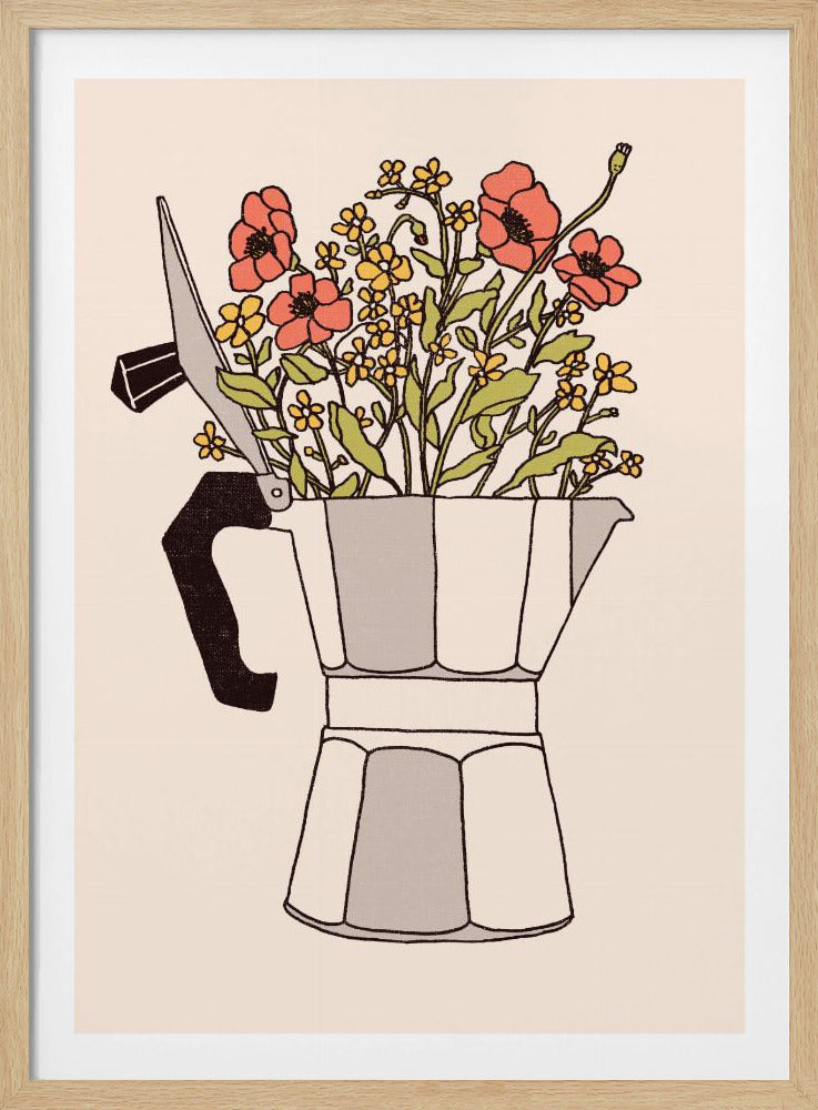 Moka Bloemen | Poster
