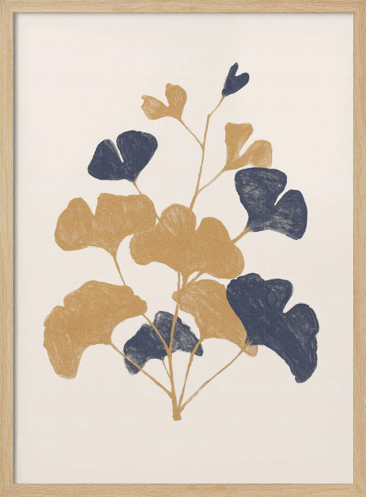 Gouden Ginkgo | Poster