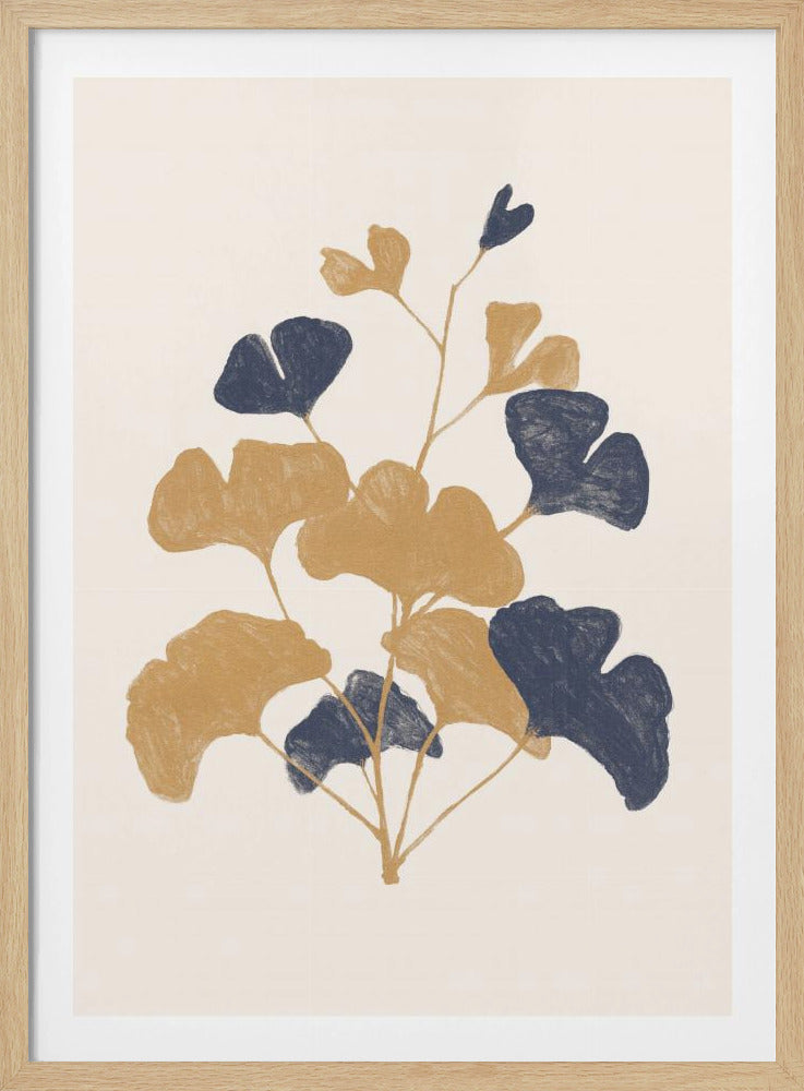 Gouden Ginkgo | Poster