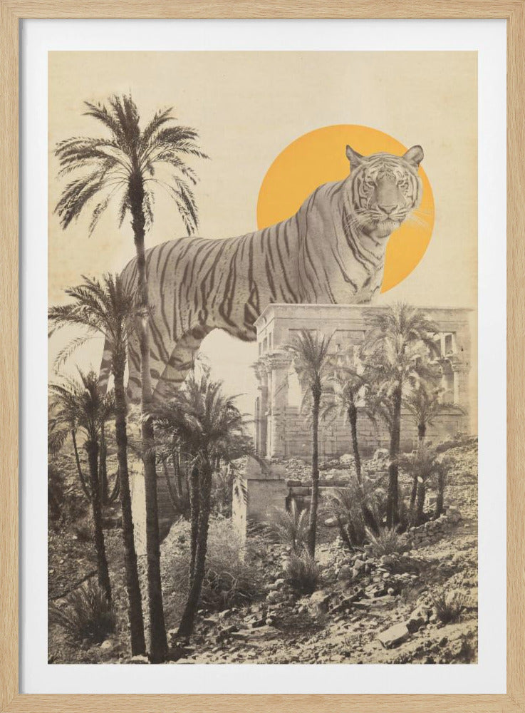 Reuzentijger in puin | Poster