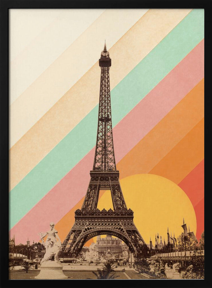 Eiffeltoren Regenboog | Poster