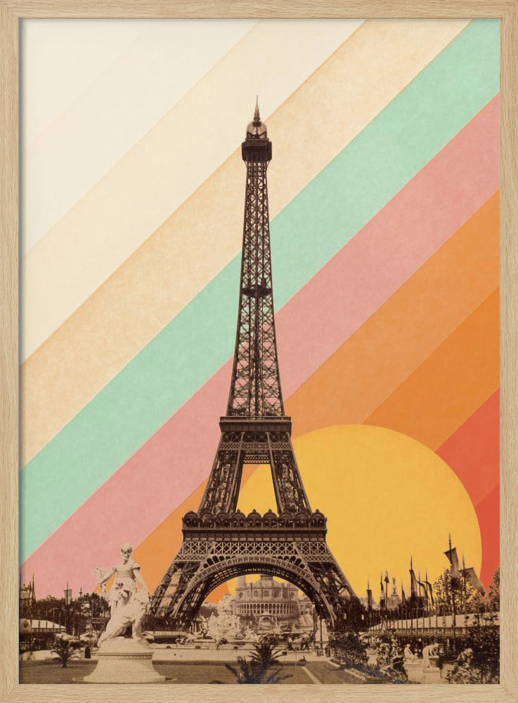 Eiffeltoren Regenboog | Poster