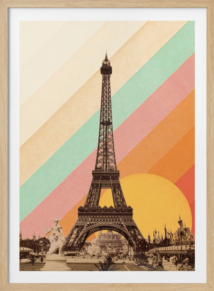 Eiffeltoren Regenboog | Poster