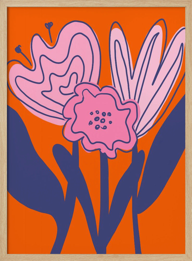 Gedurfde bloemenelegantie | Poster