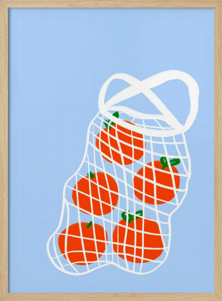 Tomaten in gaas | Poster