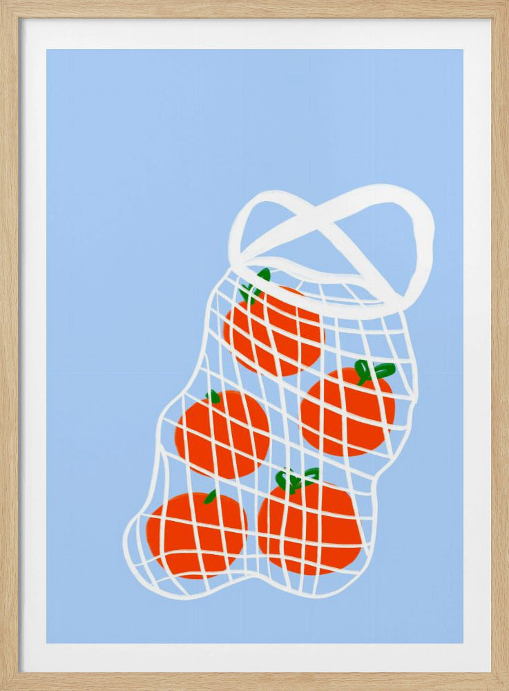 Tomaten in gaas | Poster