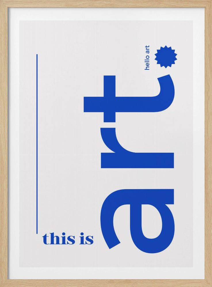 Hallo gedurfde typografie | Poster