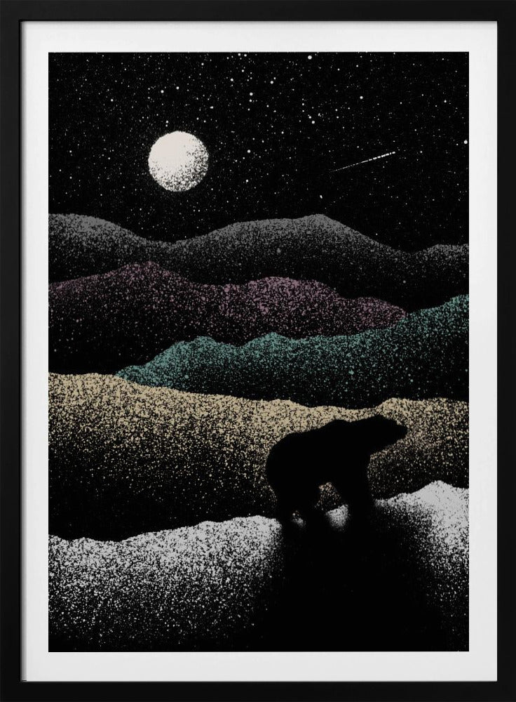 Zwervende Beer | Poster