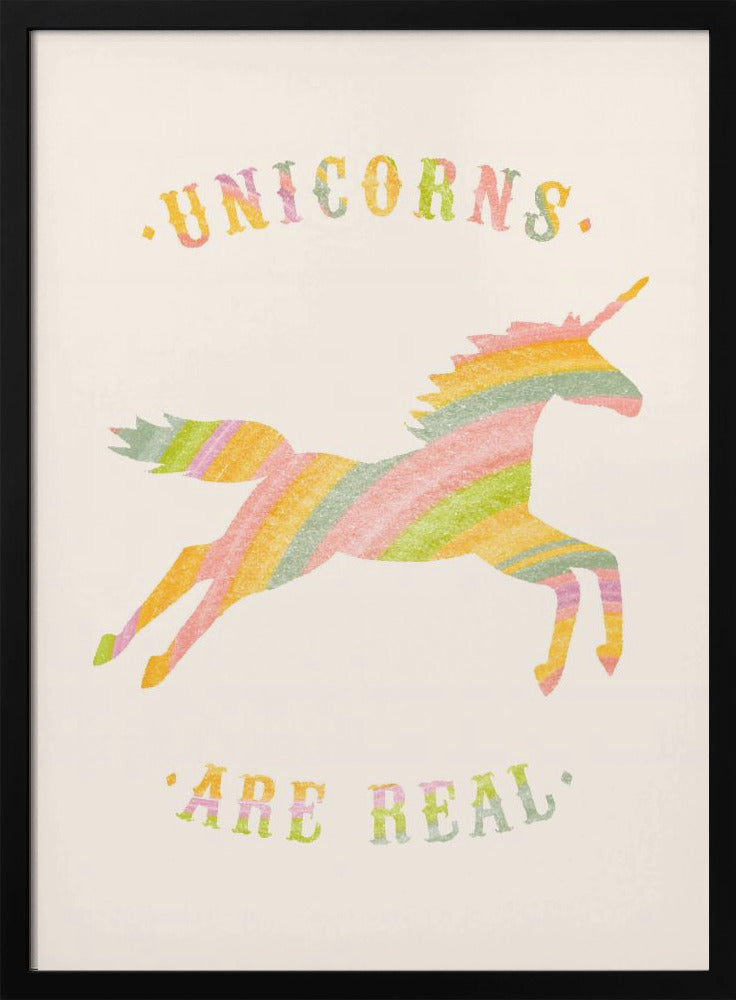 Eenhoorns bestaan echt | Poster
