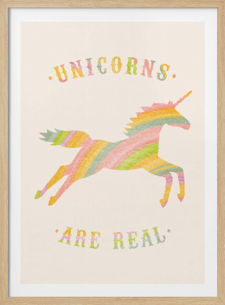 Eenhoorns bestaan echt | Poster