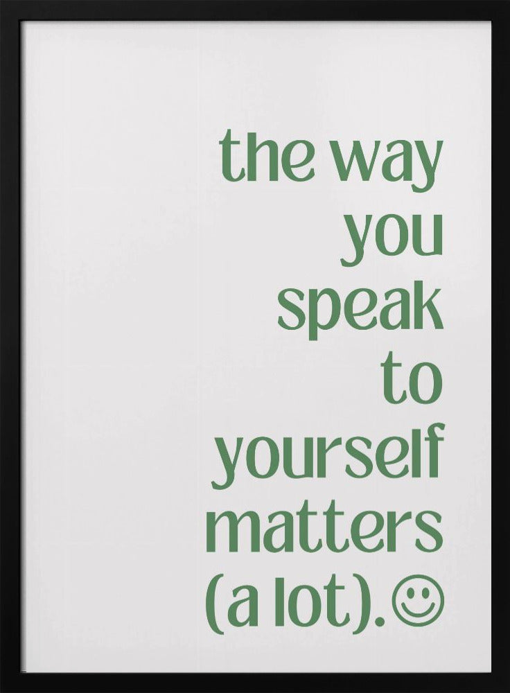 Positieve woorden doen ertoe | Poster