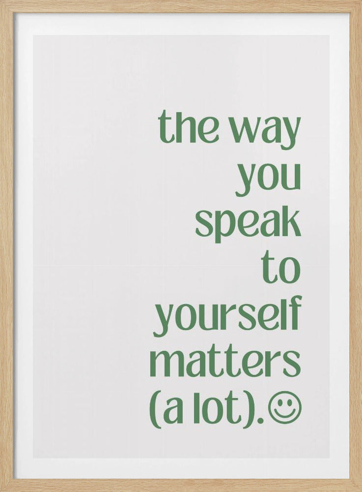Positieve woorden doen ertoe | Poster