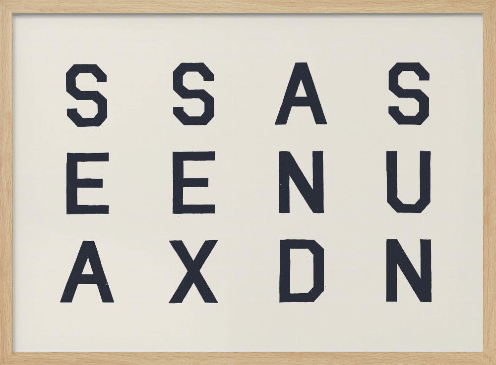 Zeeseks en zon print | poster
