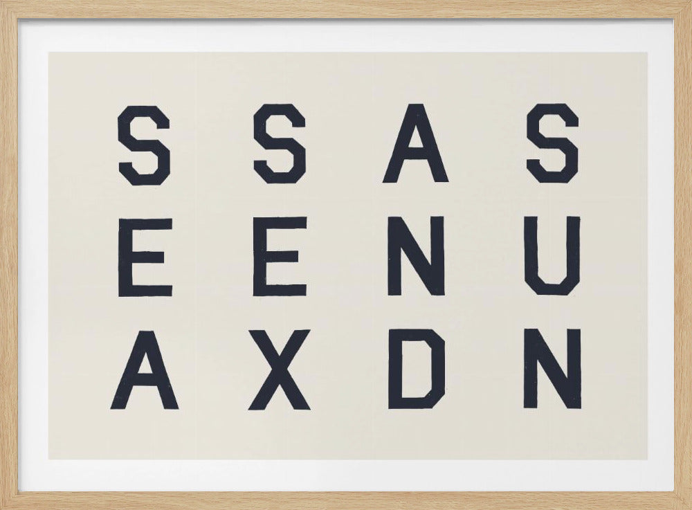 Zeeseks en zon print | poster