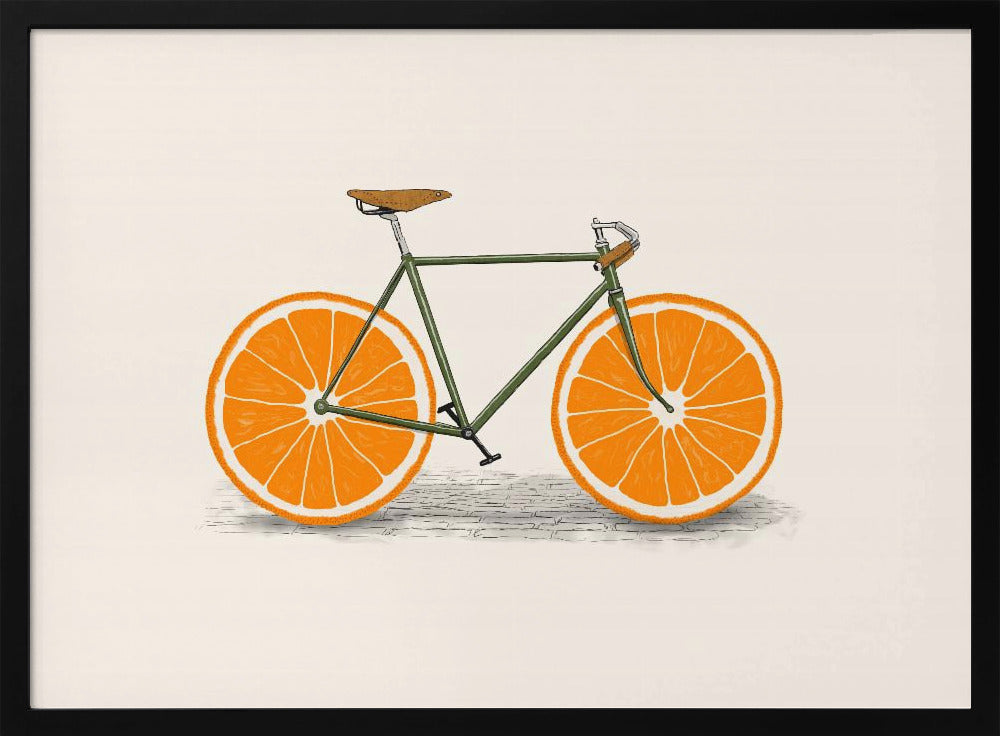 Oranje Wielen | Poster