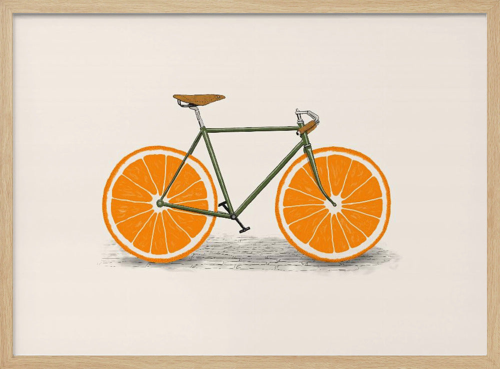 Oranje Wielen | Poster