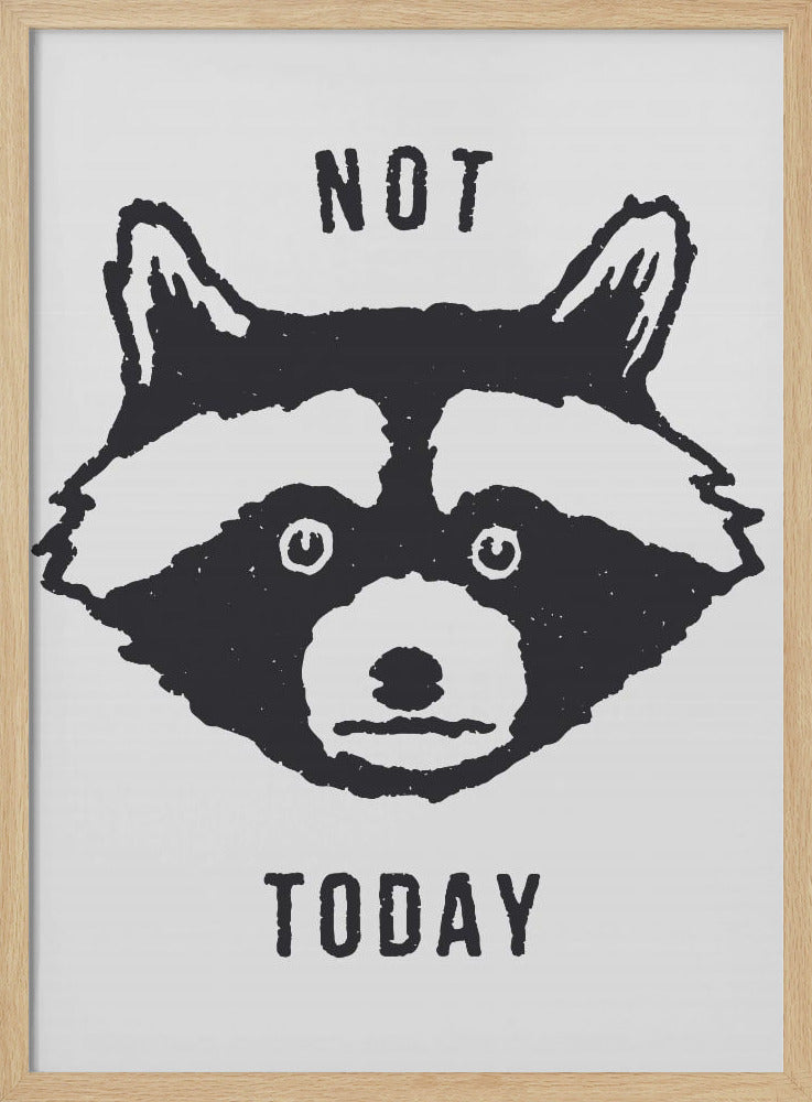 Niet vandaag | Poster