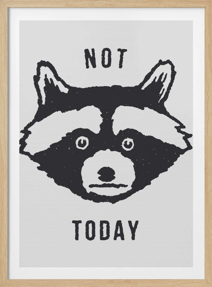 Niet vandaag | Poster