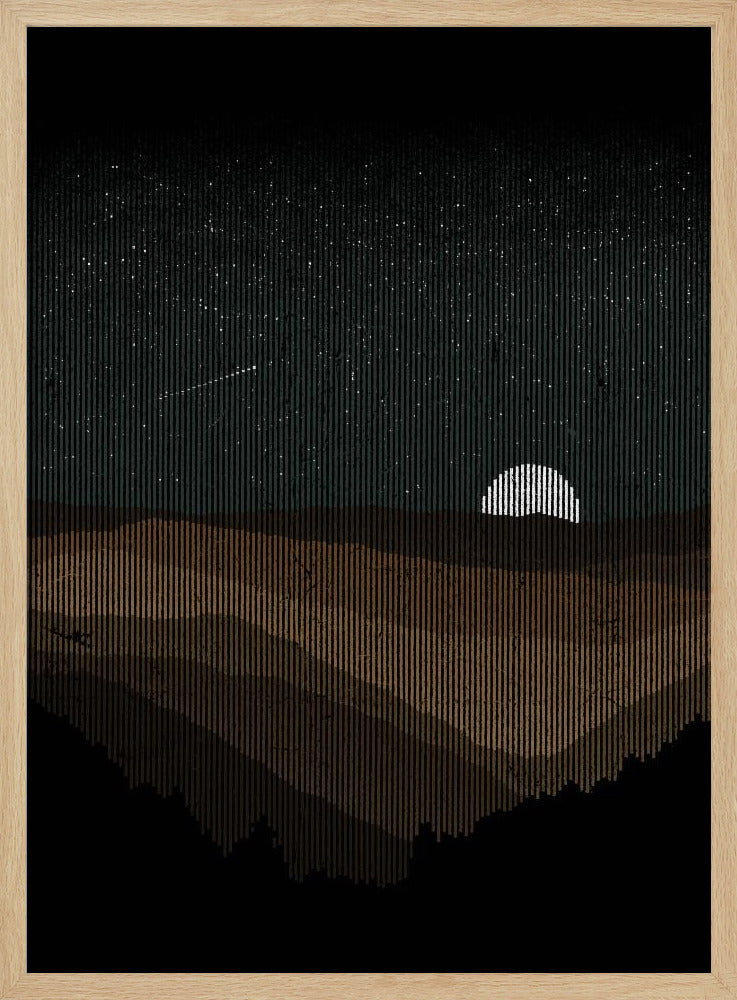 Maanopkomst | Poster