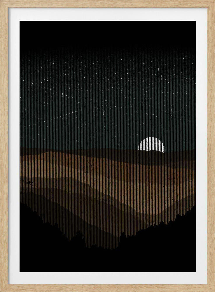 Maanopkomst | Poster