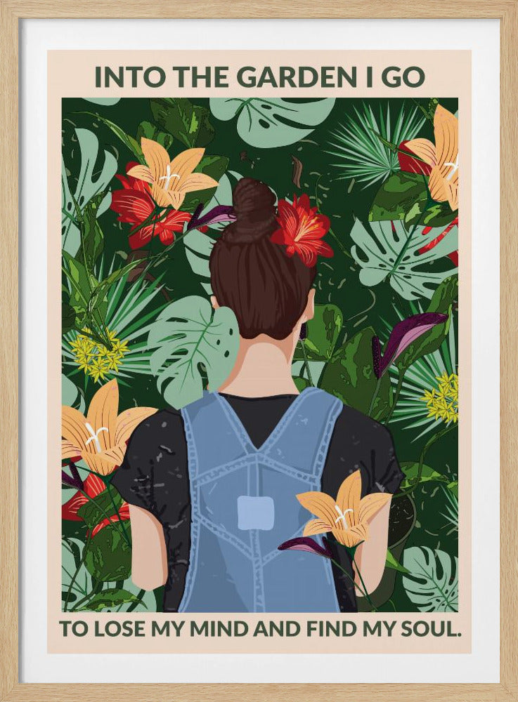 Into the Garden Standaard Muurkunst | Poster