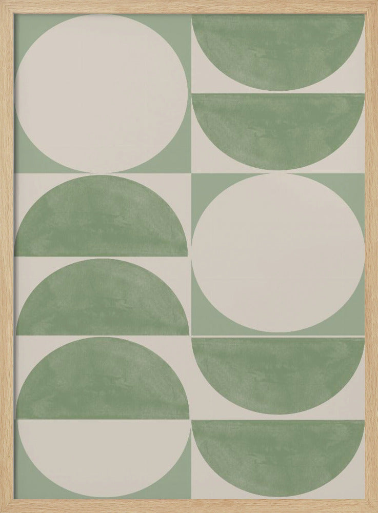 Geometrics in Green | Poster