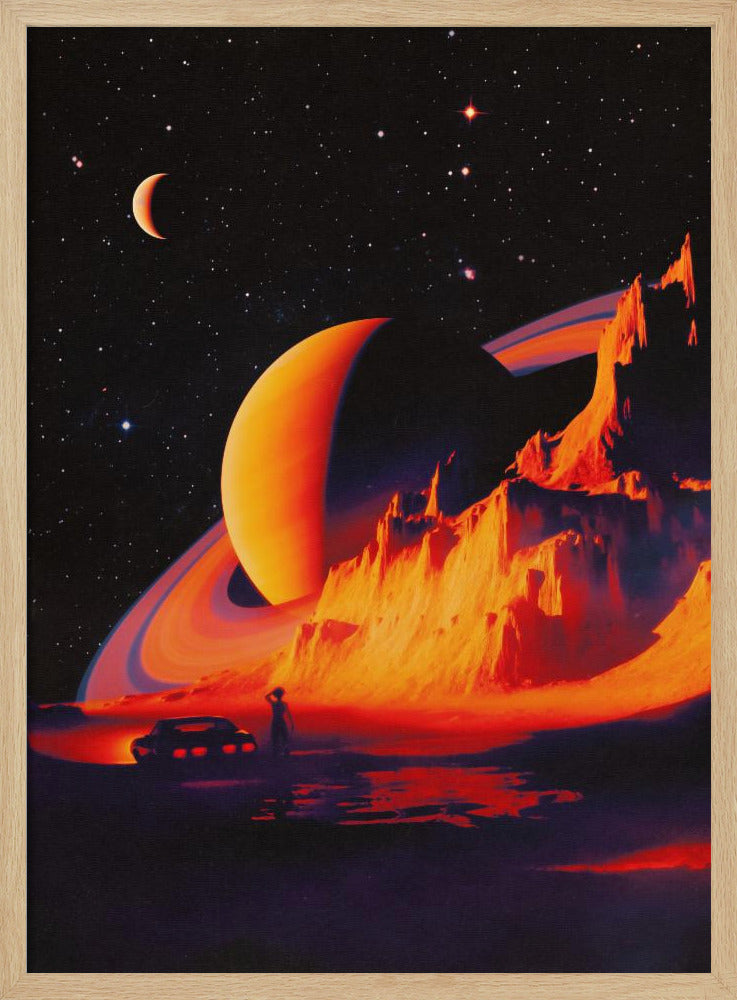 Buitenaards landschap | Poster