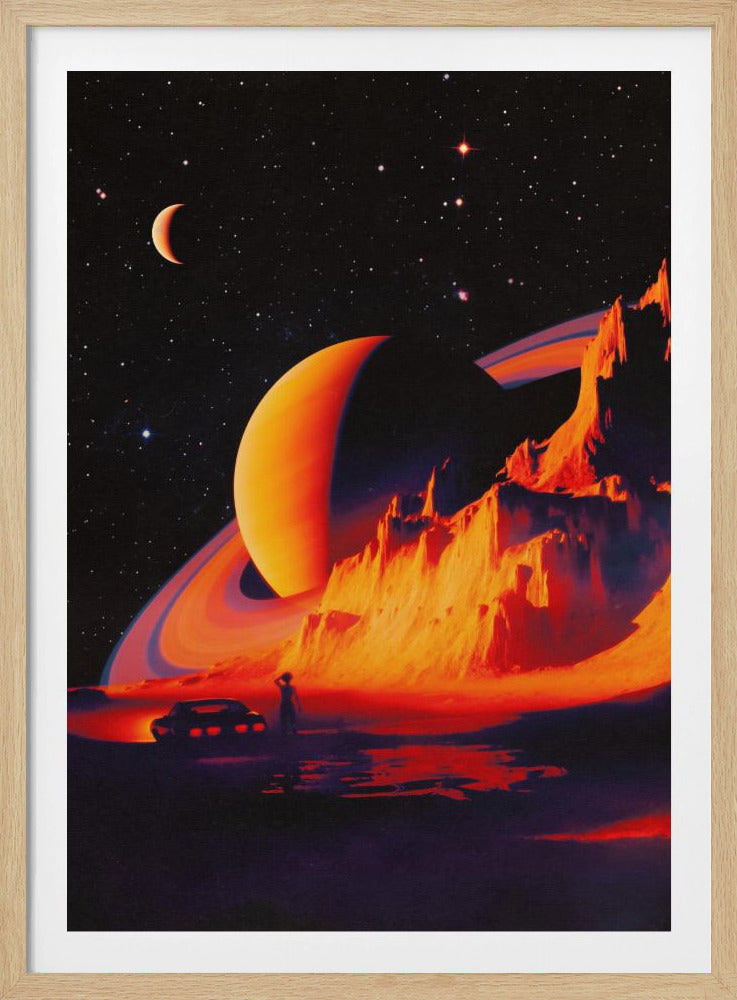 Buitenaards landschap | Poster