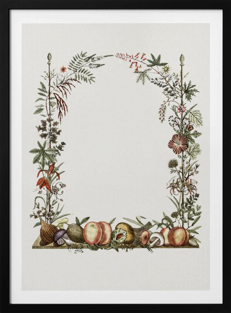Handgetekende botanische lijst | Poster