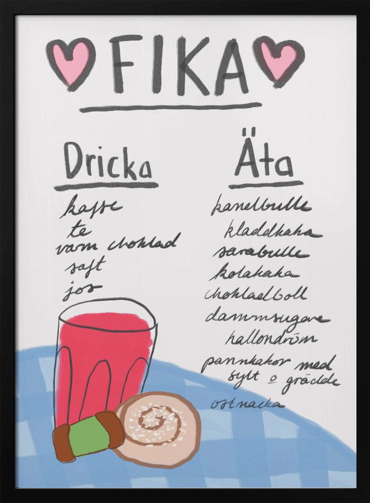 Zweedse Fika-traktaties | Poster