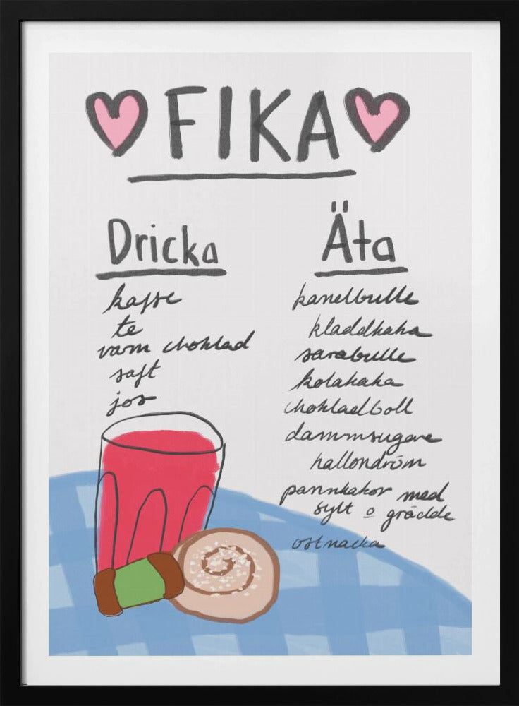 Zweedse Fika-traktaties | Poster