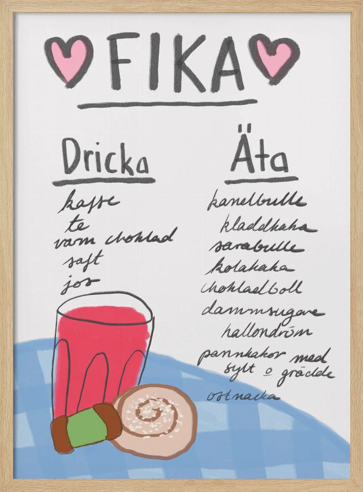 Zweedse Fika-traktaties | Poster