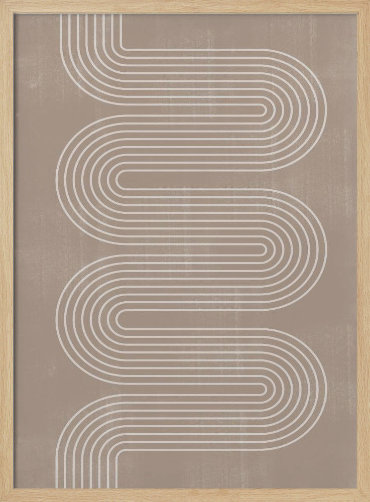 Curved Line Harmony | Poster