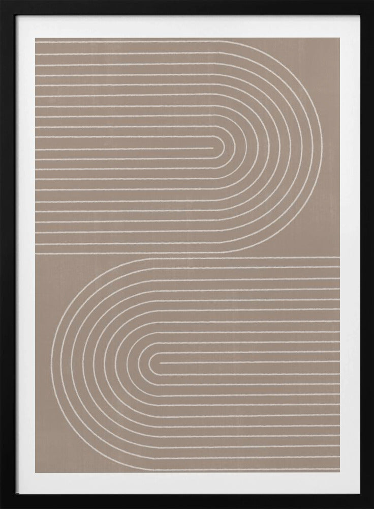 Curved Line Harmony | Poster